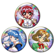 TVアニメ「魔法騎士レイアース」 ホログラム缶バッジ3個セット 光&海&風 vol.2