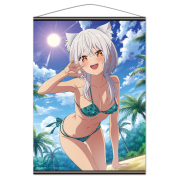 真夜中ハートチューン B2タペストリー 霧乃イコ 水着ver.