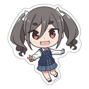 TVアニメ「mono」 ダイカットステッカー 霧山アン デフォルメver.