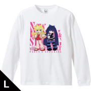 New PANTY & STOCKING with GARTERBELT リブ付ロングスリーブTシャツ パンティ&ストッキング Lサイズ