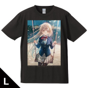 お隣の天使様にいつの間にか駄目人間にされていた件2 Tシャツ 椎名真昼 2期ビジュアル（1）ver. Lサイズ
