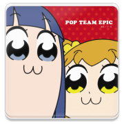 ポプテピピック アクリルコースターC