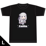 Re:ゼロから始める異世界生活 ＴシャツB［エミリア］ Lサイズ