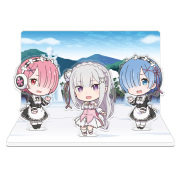 Re:ゼロから始める異世界生活 アクリルジオラマB[エミリア＆レム＆ラム]