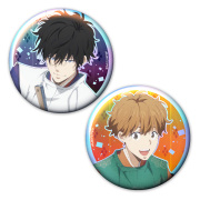 TVアニメ『鴨乃橋ロンの禁断推理』 オーロラ缶バッジセット ロン&トト 平安風ver.【描き下ろし】