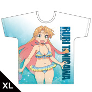 瑠璃の宝石 フルグラフィックTシャツ 谷川 瑠璃 水着ver. XLサイズ【描き下ろし】