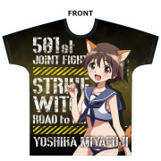 第501統合戦闘航空団 ストライクウィッチーズ ROAD to BERLIN フルグラフィックTシャツ［宮藤芳佳］【描き下ろし】