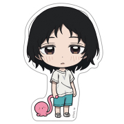 タコピーの原罪 ダイカットステッカー しずか＆タコピー