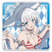 探偵はもう、死んでいる。 アクリルコースターA ［シエスタ 水着ver.］【描き下ろし】