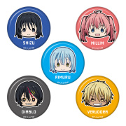 転生したらスライムだった件 ちゅるキャラミニ缶バッジ5個セットA［リムル＆シズ＆ミリム＆ヴェルドラ＆ディアブロ］