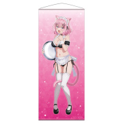 わたしが恋人になれるわけないじゃん、ムリムリ!（※ムリじゃなかった!?） ほぼ等身大タペストリー 甘織 れな子 猫耳水着メイドver.【描き下ろし】