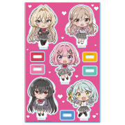 わたしが恋人になれるわけないじゃん、ムリムリ!（※ムリじゃなかった!?） アクリルキャラスタンド れな子＆真唯＆紫陽花＆紗月＆香穂 デフォルメキャラ
