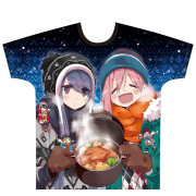 ゆるキャン△ フルグラフィックTシャツ［なでしこ＆リン］