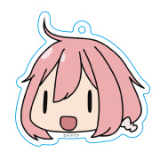 ゆるキャン△　顔スタンプキーホルダー 各務原なでしこ