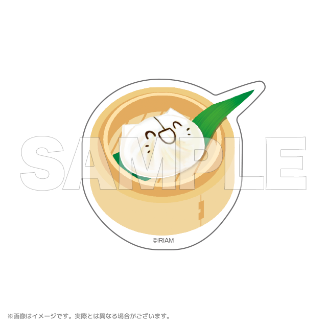 【予約商品】IRIAM　ダイカットシール　しらすまん