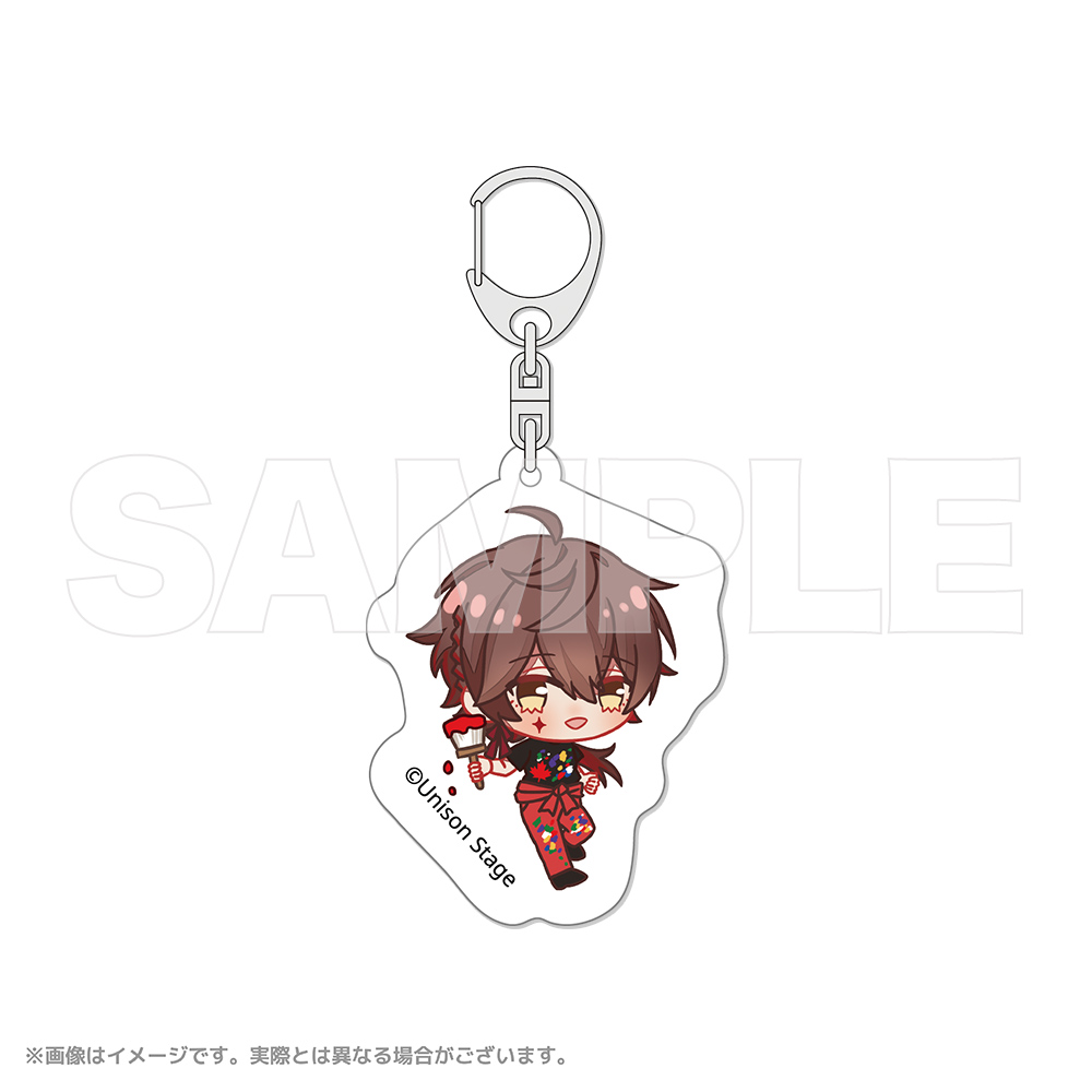 ゆにすて アクリルキーホルダー ぺしゃ