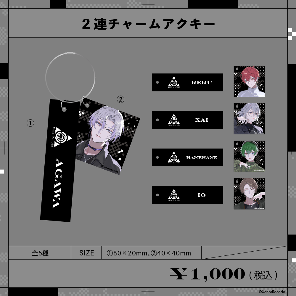 Xeno:Recode LAST GOODS 2連チャームアクキー