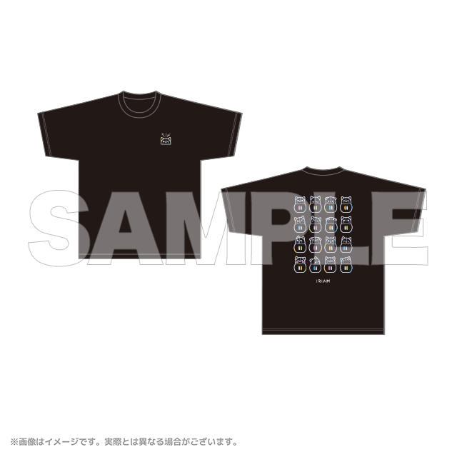 【予約商品】IRIAM しらすTシャツ(ブラック)