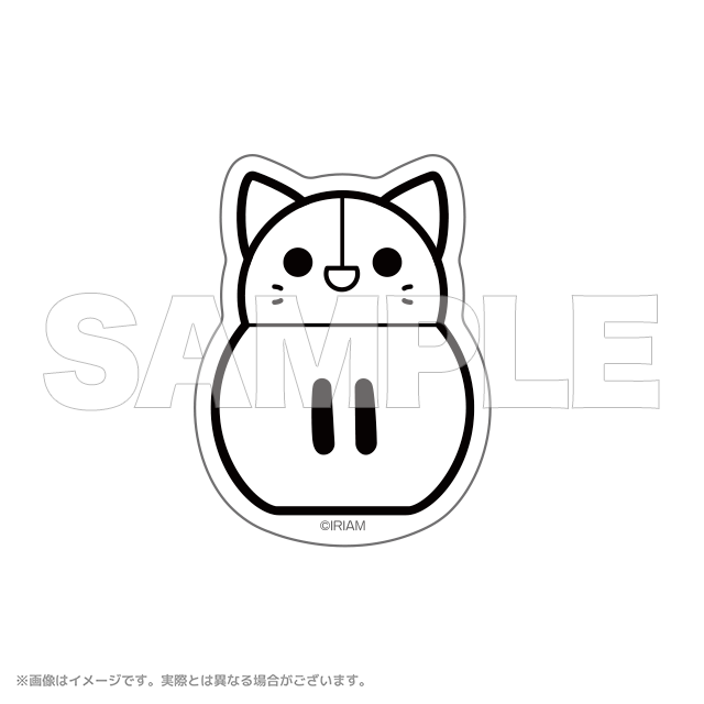 【予約商品】IRIAM　ダイカットシール　しらす