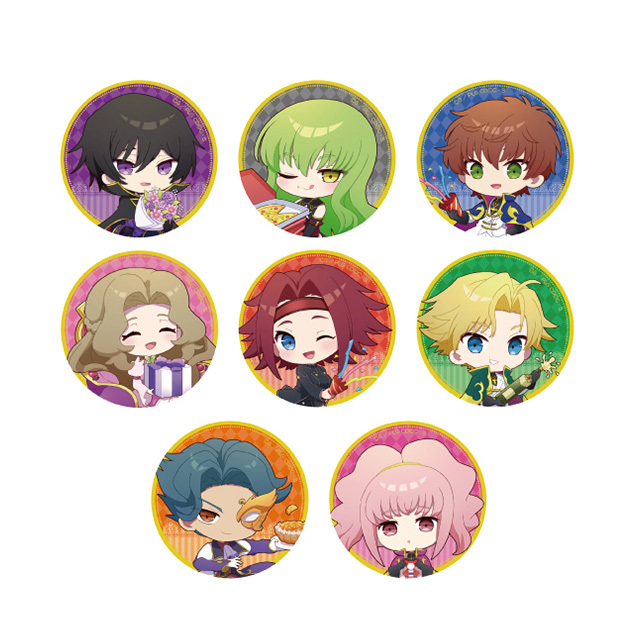 コードギアス 反逆のルルーシュ トレーディング缶バッジ（全8種）