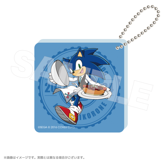ソニころカフェ アクリルブロックキーホルダー ソニック シャドウ 2点セット ソニころ2024 アクリルブロックキーホルダー ソニック
