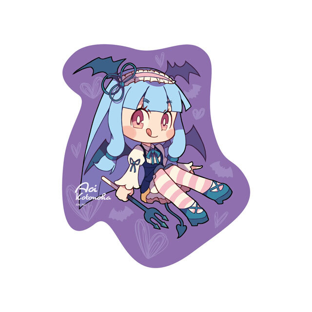 琴葉姉妹 ちびデビル ダイカットクッション