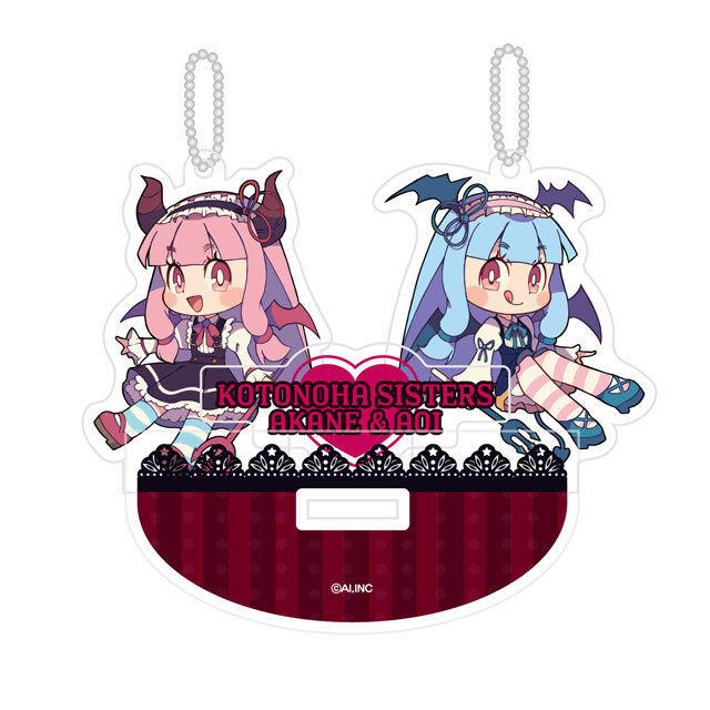 琴葉姉妹 ちびデビル アクリルスタンドキーホルダー