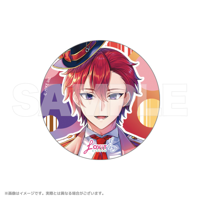 LOViT STUDIO 謎紅スカーレット 缶バッジ