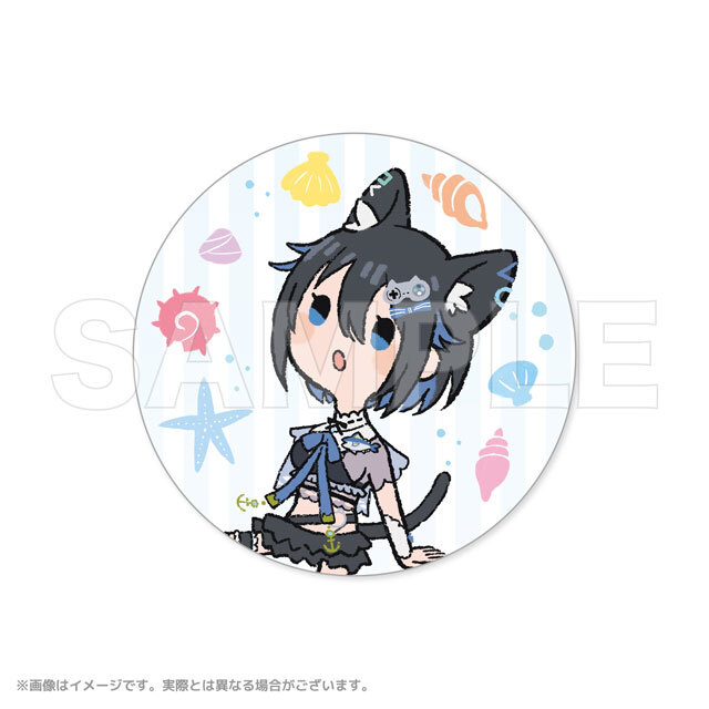 ＶＴｕｂｅｒ　真黒猫　ダイカットステッカーセット