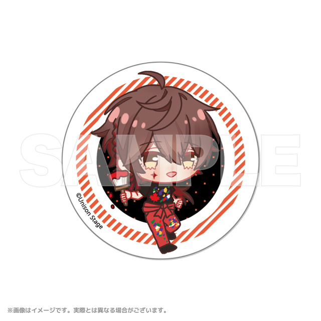 ゆにすて トレーディング缶バッジ　[ミニキャラ]
