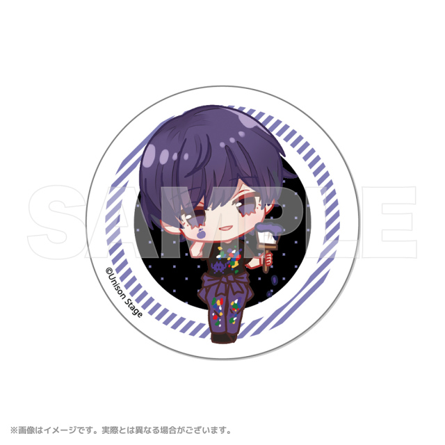 ゆにすて トレーディング缶バッジ　[ミニキャラ]