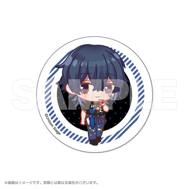 ゆにすて トレーディング缶バッジ　[ミニキャラ]