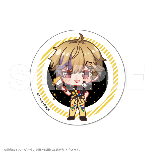 ゆにすて トレーディング缶バッジ　[ミニキャラ]