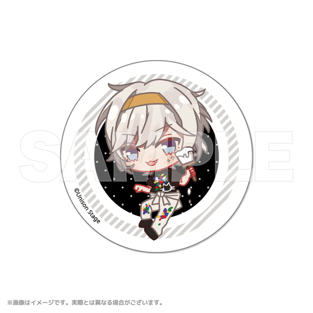ゆにすて トレーディング缶バッジ　[ミニキャラ]