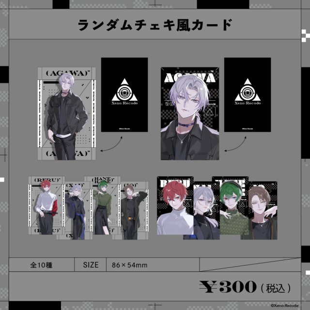 フェスキメ まとめ売り Xeno:Recode LAST GOODS ランダムチェキ風カード