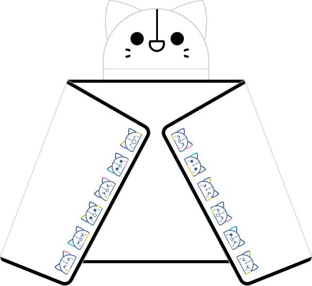 IRIAM なりきりしらすフードタオル