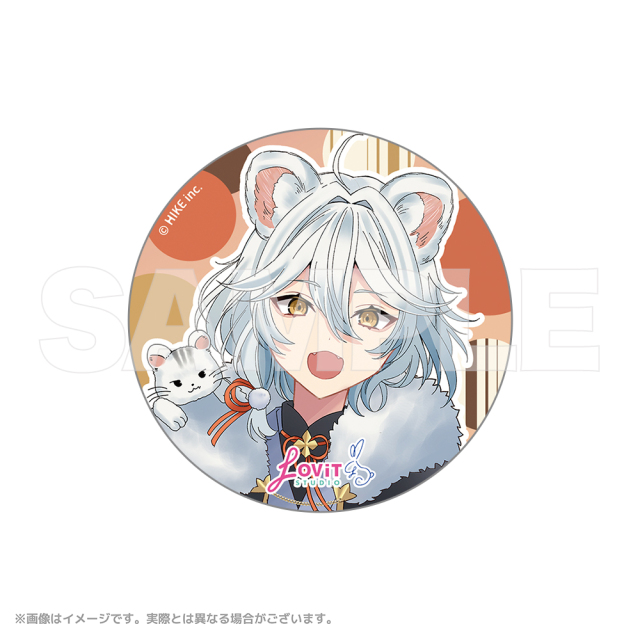 【予約商品】LOViT STUDIO 虎汐白夜 缶バッジ