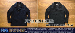 [FIVE BROTHER]ファイブブラザーウールプリズナーコート