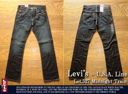 Levi'sUSAリーバイスUSA/527ローライズブーツカットMidnightTrain/三重