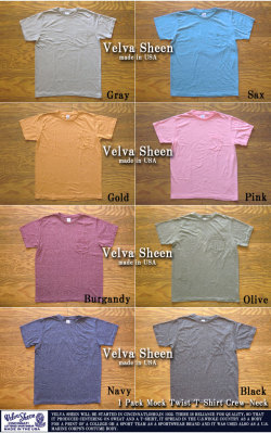 ベルバシーン-1pkモックツイストTシャツ（クルーネック）