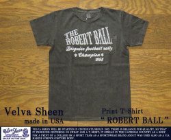 ベルバシーン-プリントTシャツ“ROBERT BALL”