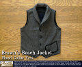 [Brown's Beach]ブラウンズビーチ-ショールカラーベスト