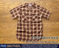 ファイブブラザー-S/Sライトフランネルシャツ