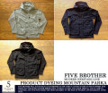 [FiveBrother]ファイブブラザー-製品染めマウンテンパーカ