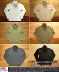 [JE MORGAN LONG JOHN]ジェーイーモーガン-ビッグワッフルタートルネックTシャツ