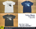 ベルバシーンイエローレーベル-スラブプリントTシャツ“BLACK PEPPER”