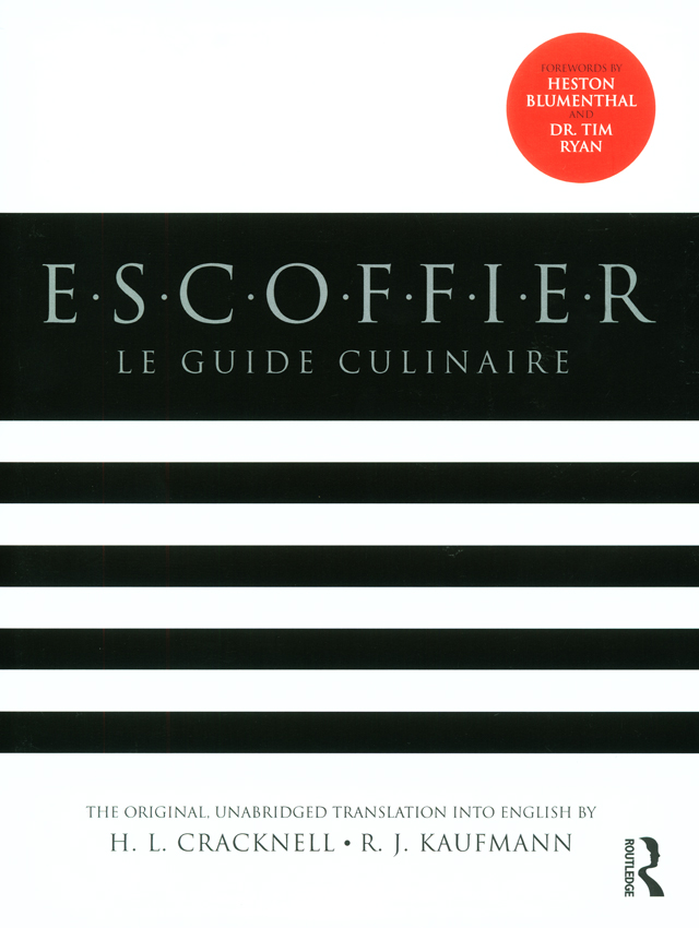 ESCOFFIER LE GUIDE CULINAIRE  (フランス)  英語版