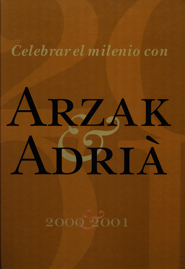 Celebrar el milenio con Arzak & Adria (スペイン)　1999年　中古