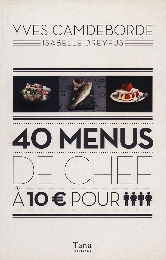 40 menus de chef a 10 euros pour 4 personnes (フランス・パリ) 中古