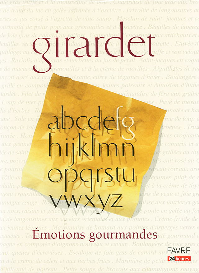 Fredy Girardet  Emotions gourmandes (スイス・クリシエ) 中古販売